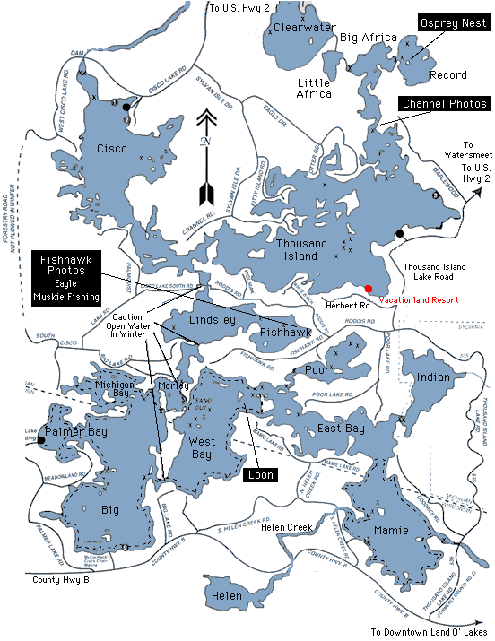 Cisco Chain of Lakes Clickable Map